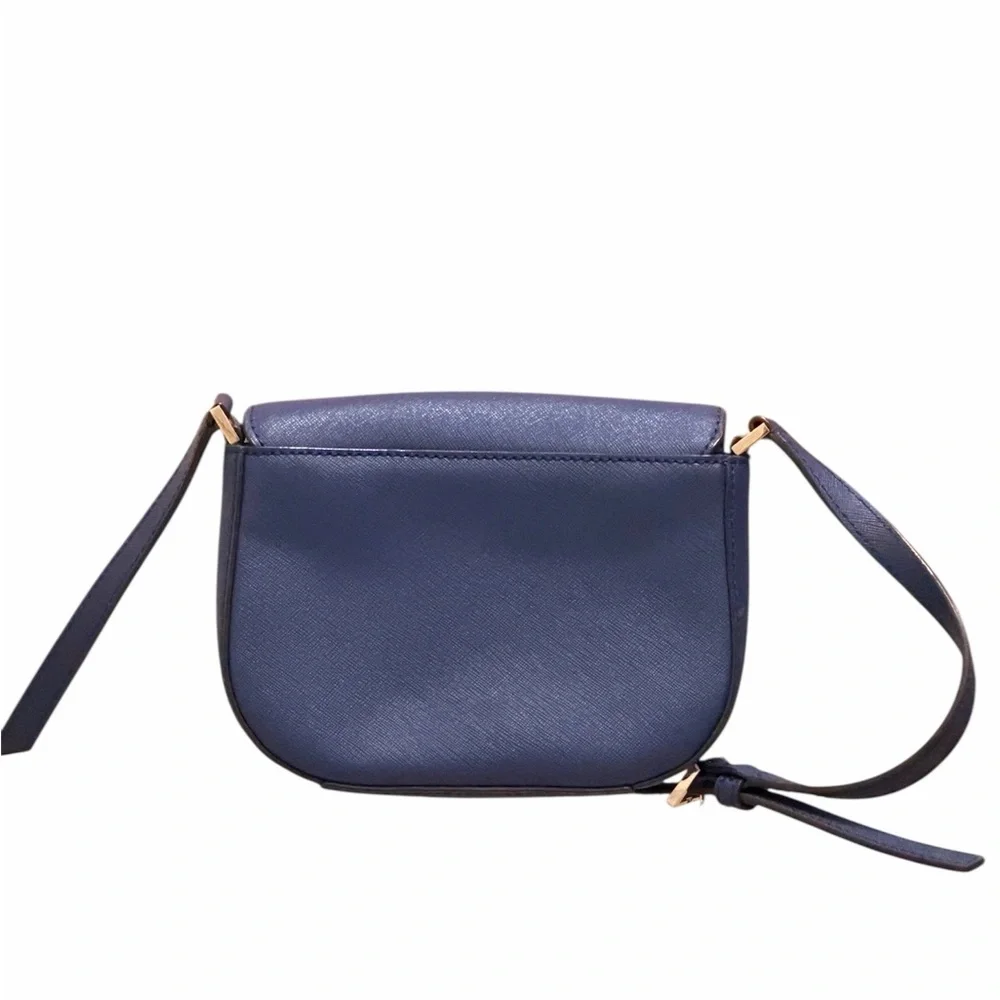 Kate Spade Navy Laurel Way Carsen Leather Crossbody Bag Purse Adjustable Strap